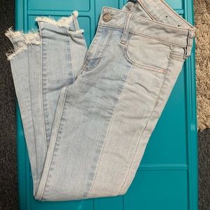 Two Tone Blue Jean